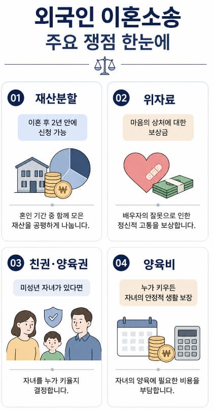 외국인이혼소송, 한국에서 이혼소송은 어떻게 진행되나요?